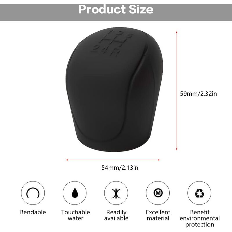 Silicone Car Gear Shift Knob Cover — image 3