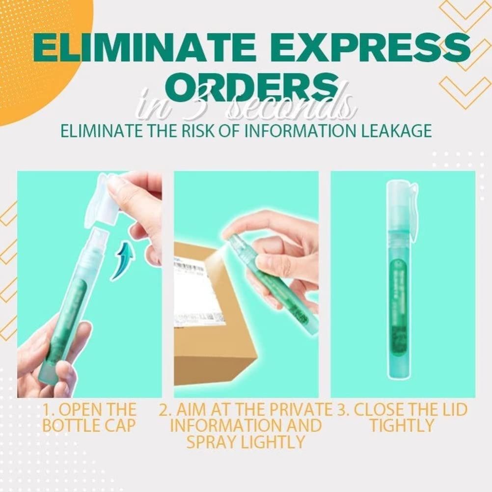 Thermal Sensitive Paper Correction Spray Portable Information Coverage Fluid Express Parcel Smear Coverer — image 5