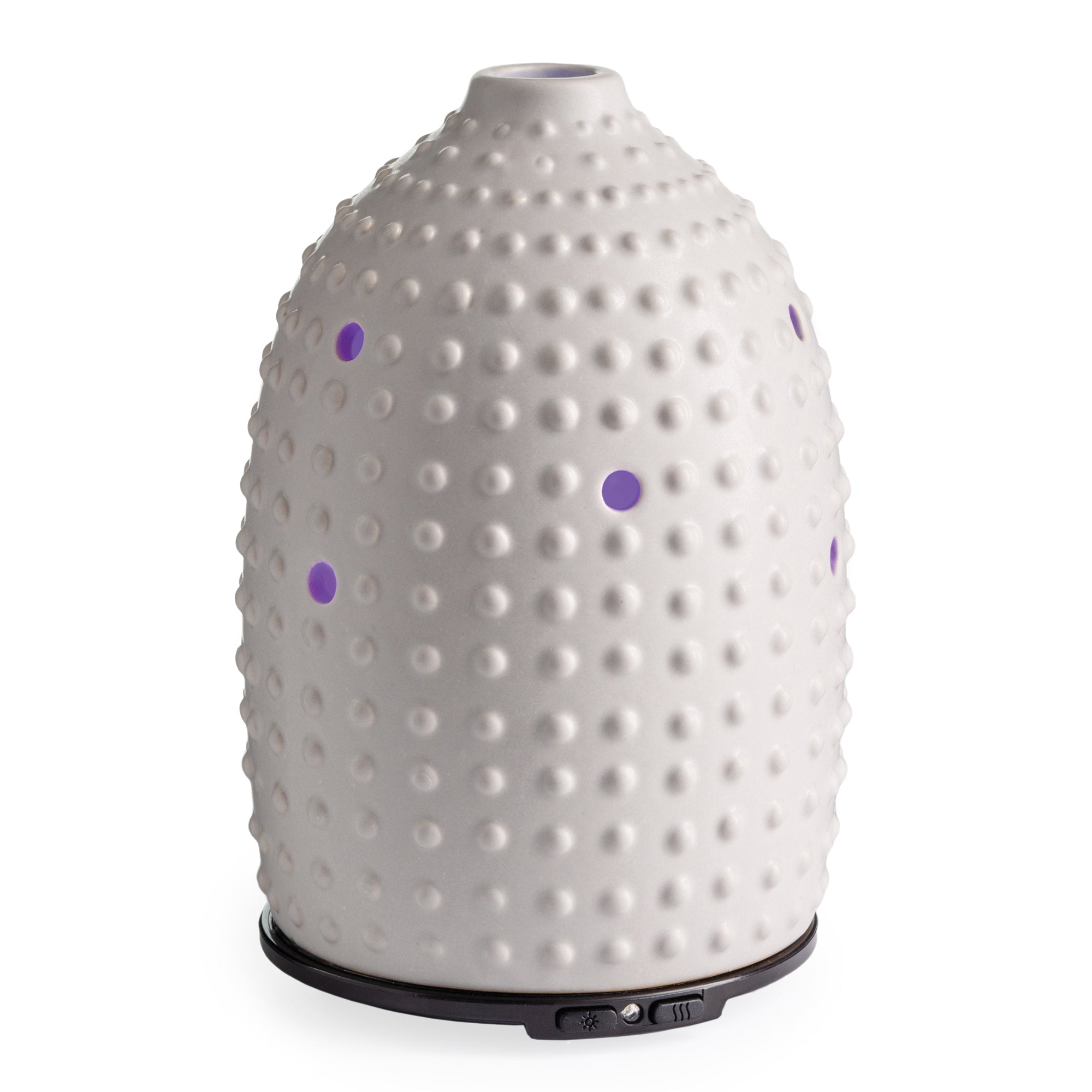 Gray Hobnail Ultrasonic Aroma Diffuser — image 3