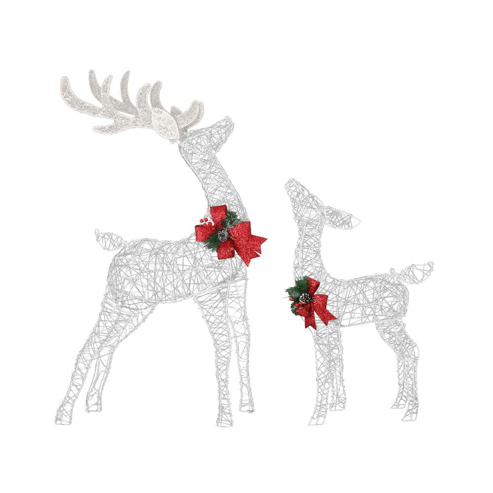 Jingle Jollys Christmas Lights 2pcs Reindeer Set Fairy Light 170 LED Decorations — image 3