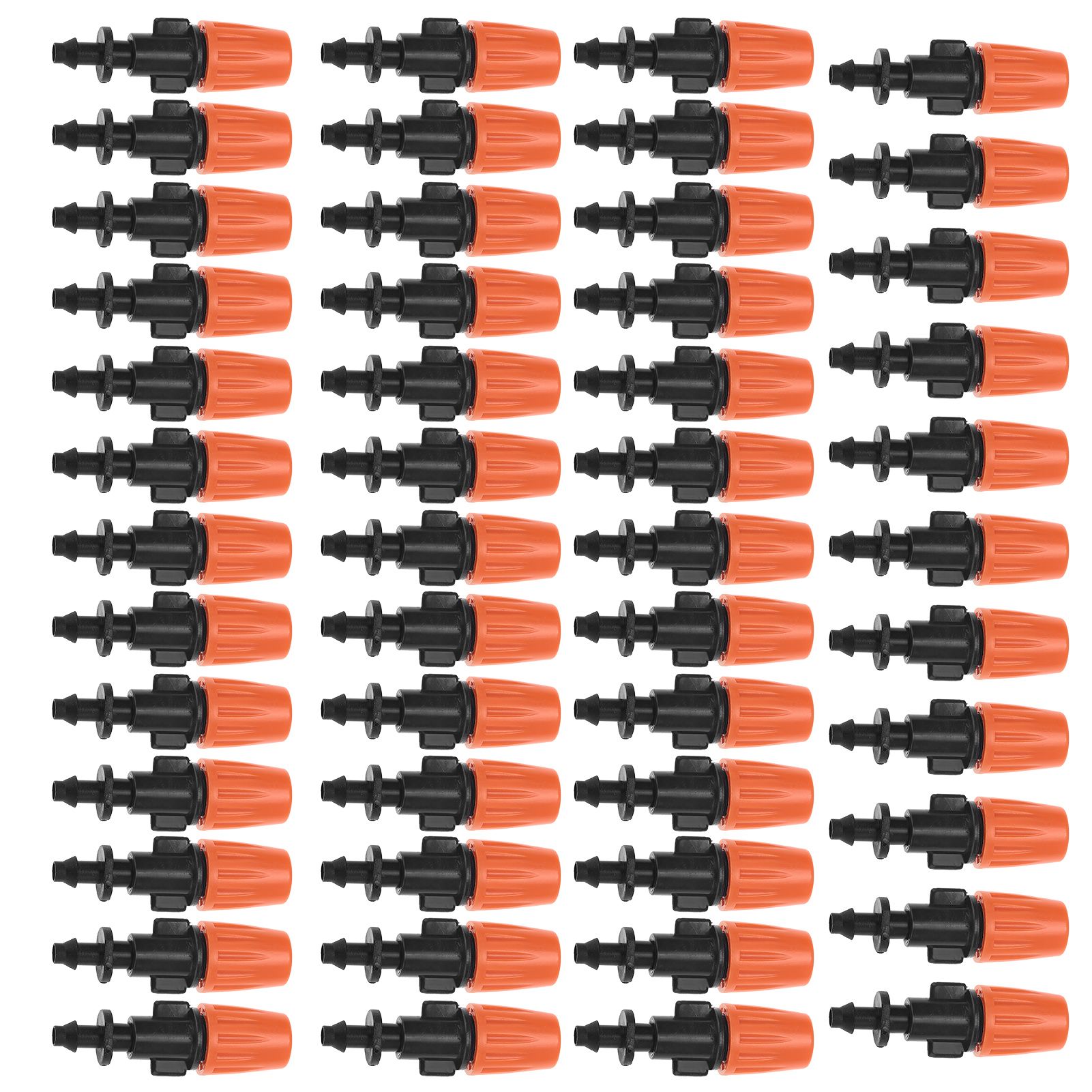 50pcs/set Adjustable Garden Drip Irrigation Misting Nozzles Micro Flowing Sprinkler Head Atomizer — image 2