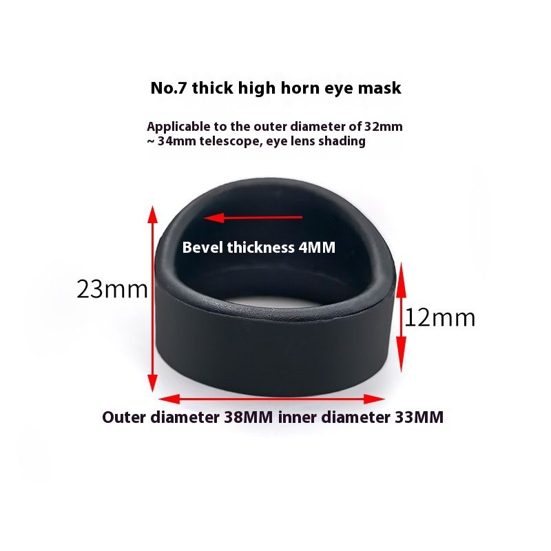 2 Pcs Microscope eyeshield Microscope Eye Cups Binocular eyecups Eyepiece Guards Eyepiece Cover Eye Shield Cup binoculares โ image 4