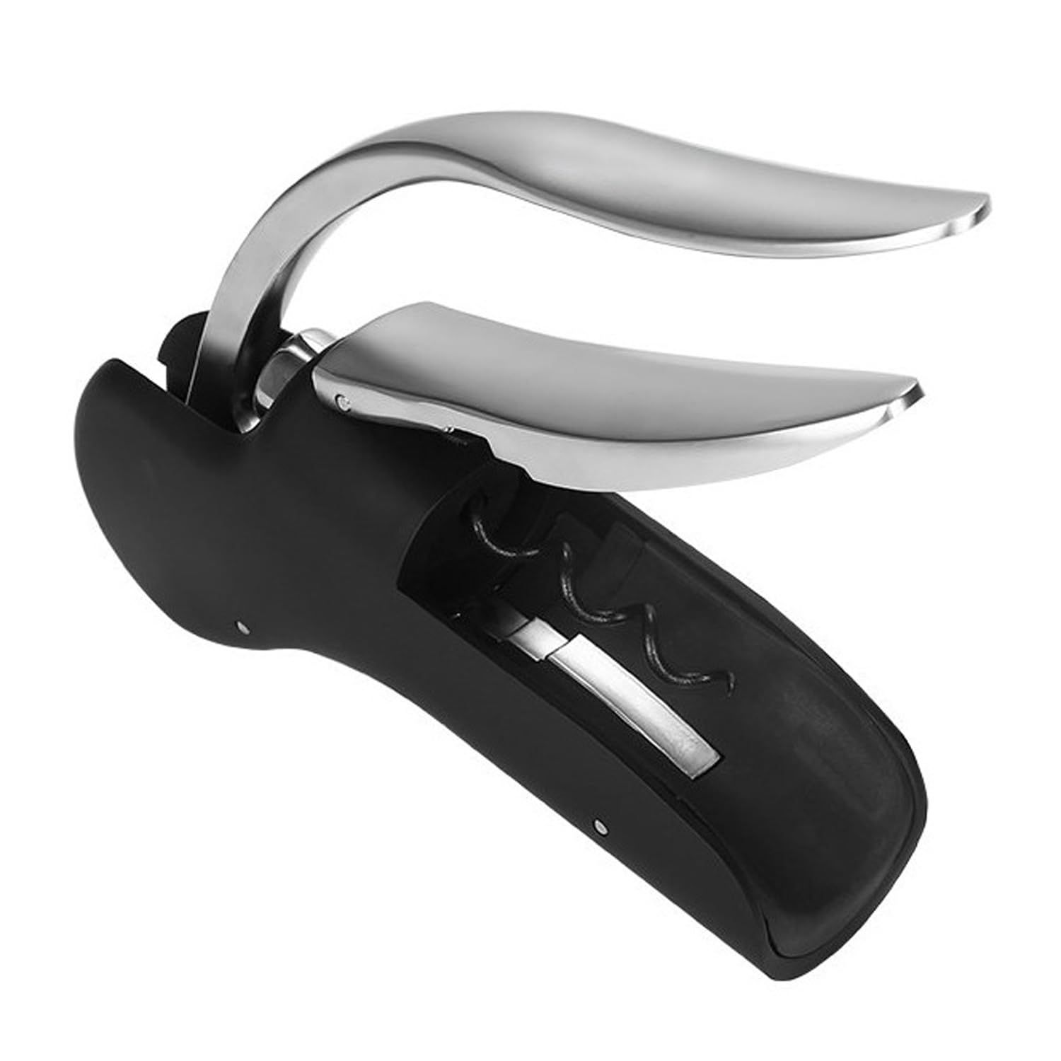 Wine Opener-Wine Bottle Opener Corkscrew Set- Lever Corkscrew Wine Openers with Foil Cutter, Wine Stopper, Pourer and Extra Spiral โ image 5