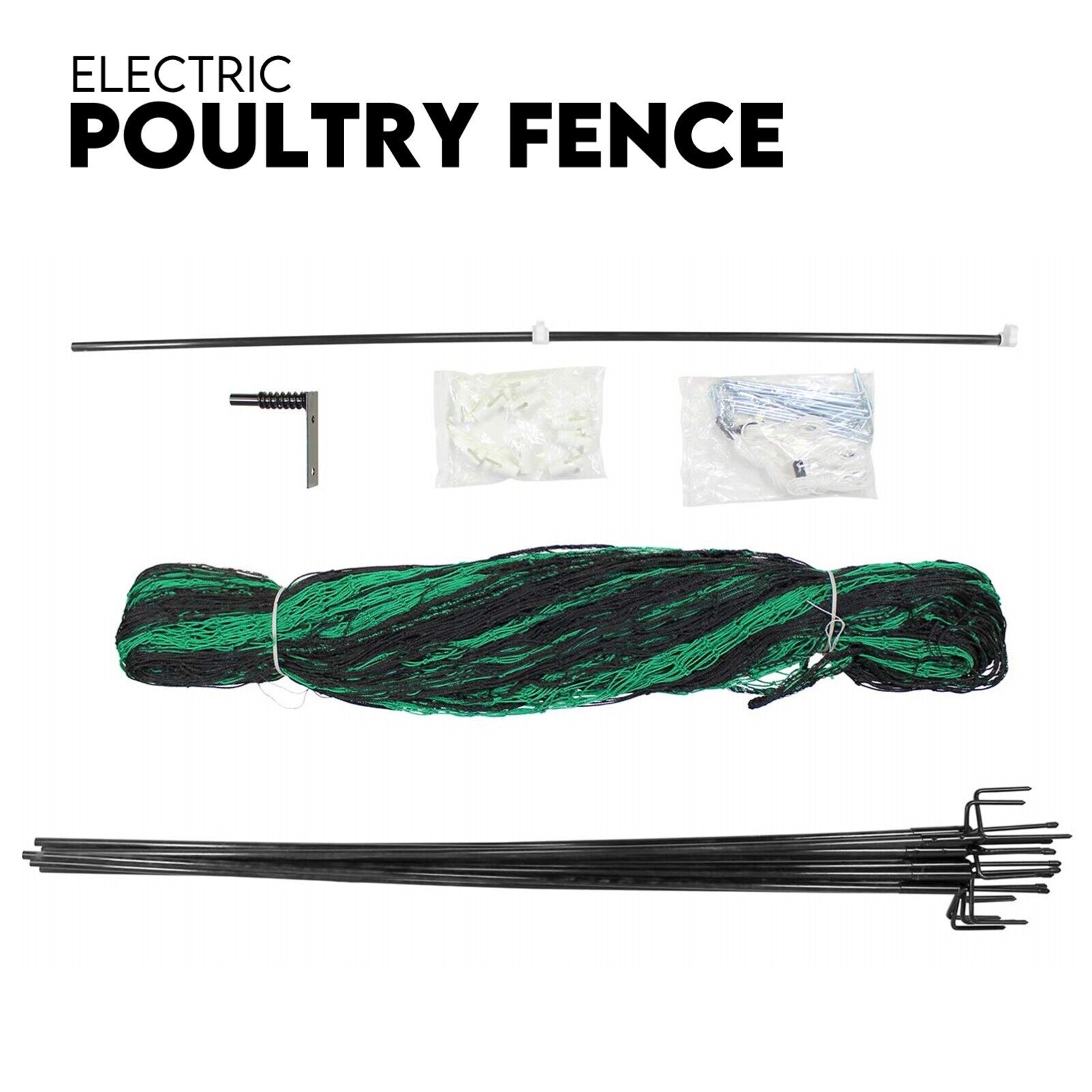 POULTRY NETTING Quality Net Chicken Electric Fence 60m X 115cm — image 2