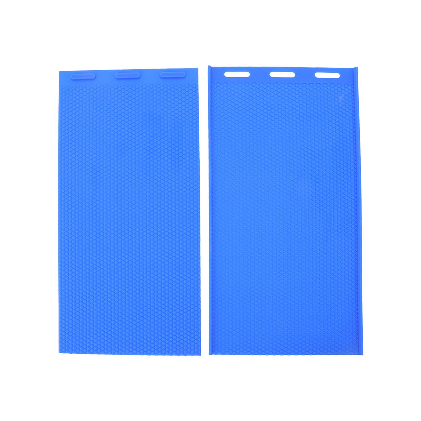 2Pcs Silicone Beeswax Sheet DIY Mold Soft Press Sheet Mould Tools Beeswax Embosser Machine for Beekeeping