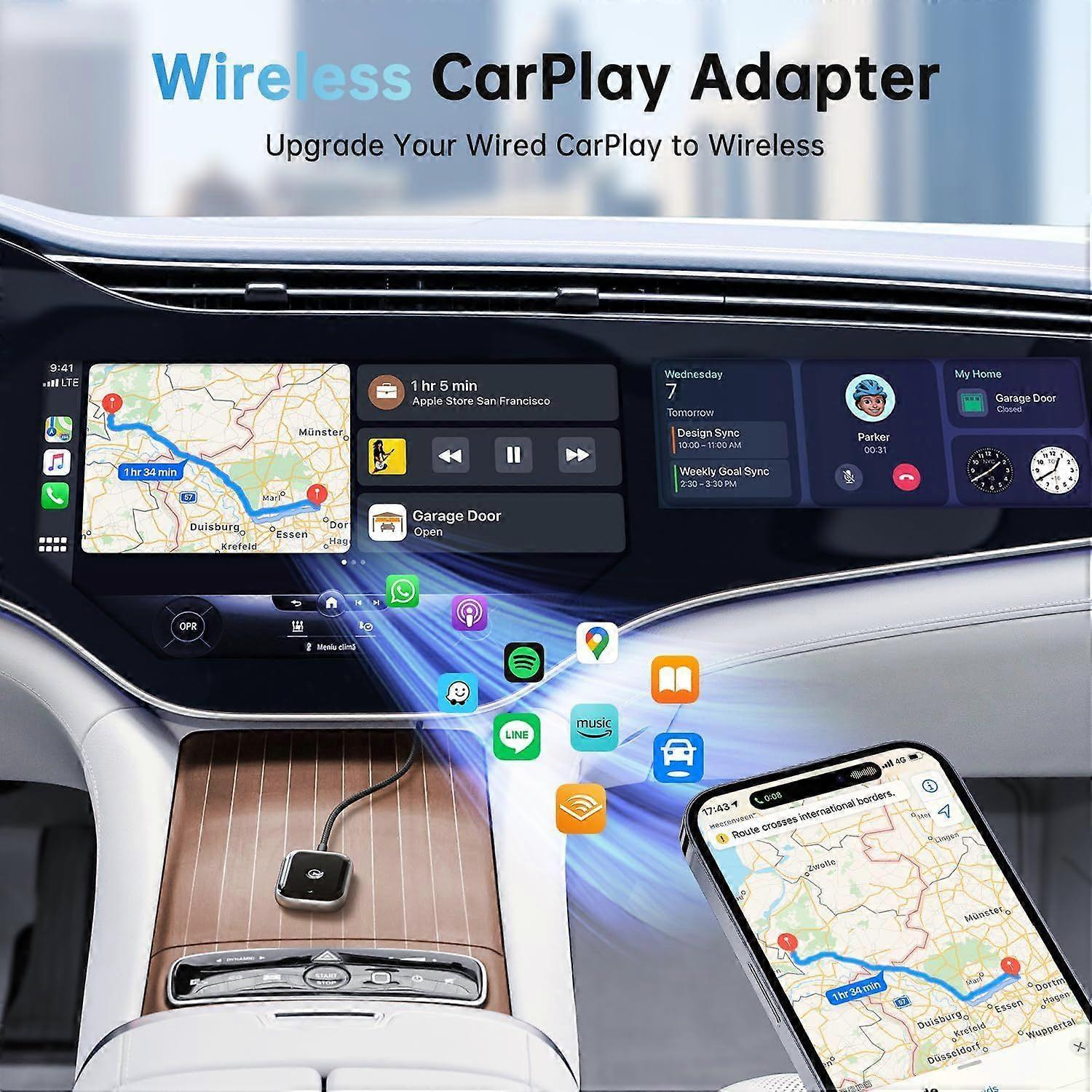 Wireless CarPlay Adapter for Apple CarPlay, Easy Wired to Wireless Upgrade — image 2