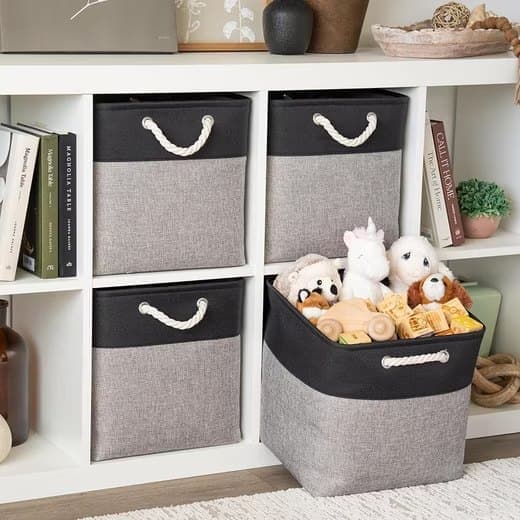 33 Storage Basket Cube for Clothes & Toys, 33x33x33 cm, perfect for home use — image 2