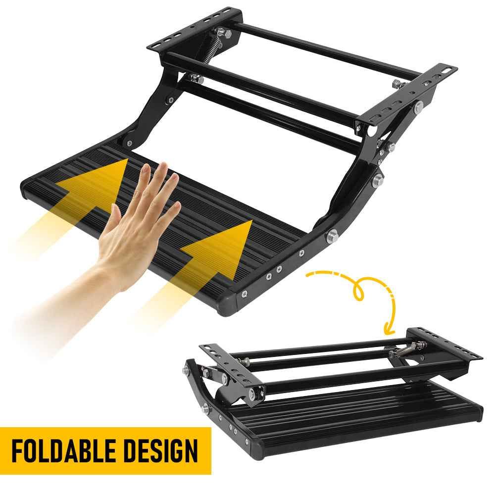 Heavy Duty Pull-Out Caravan Step, Folding Aluminium RV Step(57x55x17cm) — image 4
