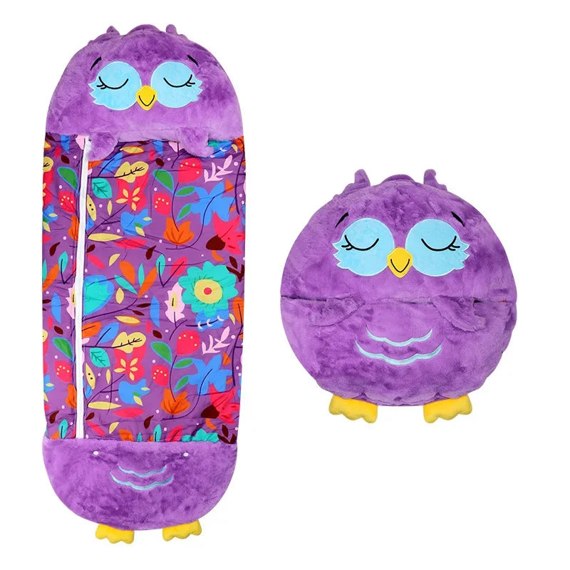 Kids Shark Sleeping Bag Plush Doll Pillow (Purple) โ image 4
