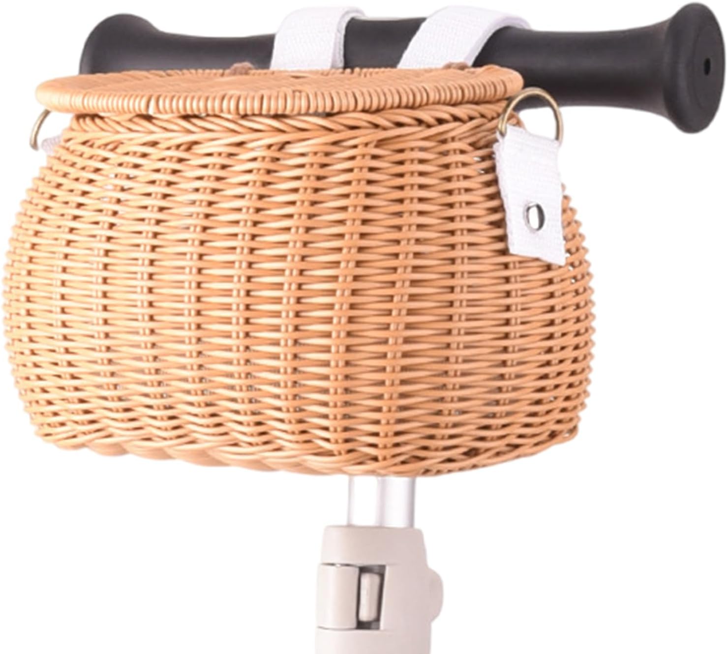 Removable Bicycle Handlebar Basket for Shopping and Daily Carrying, Lightweight Front Storage Basket for City Bikes