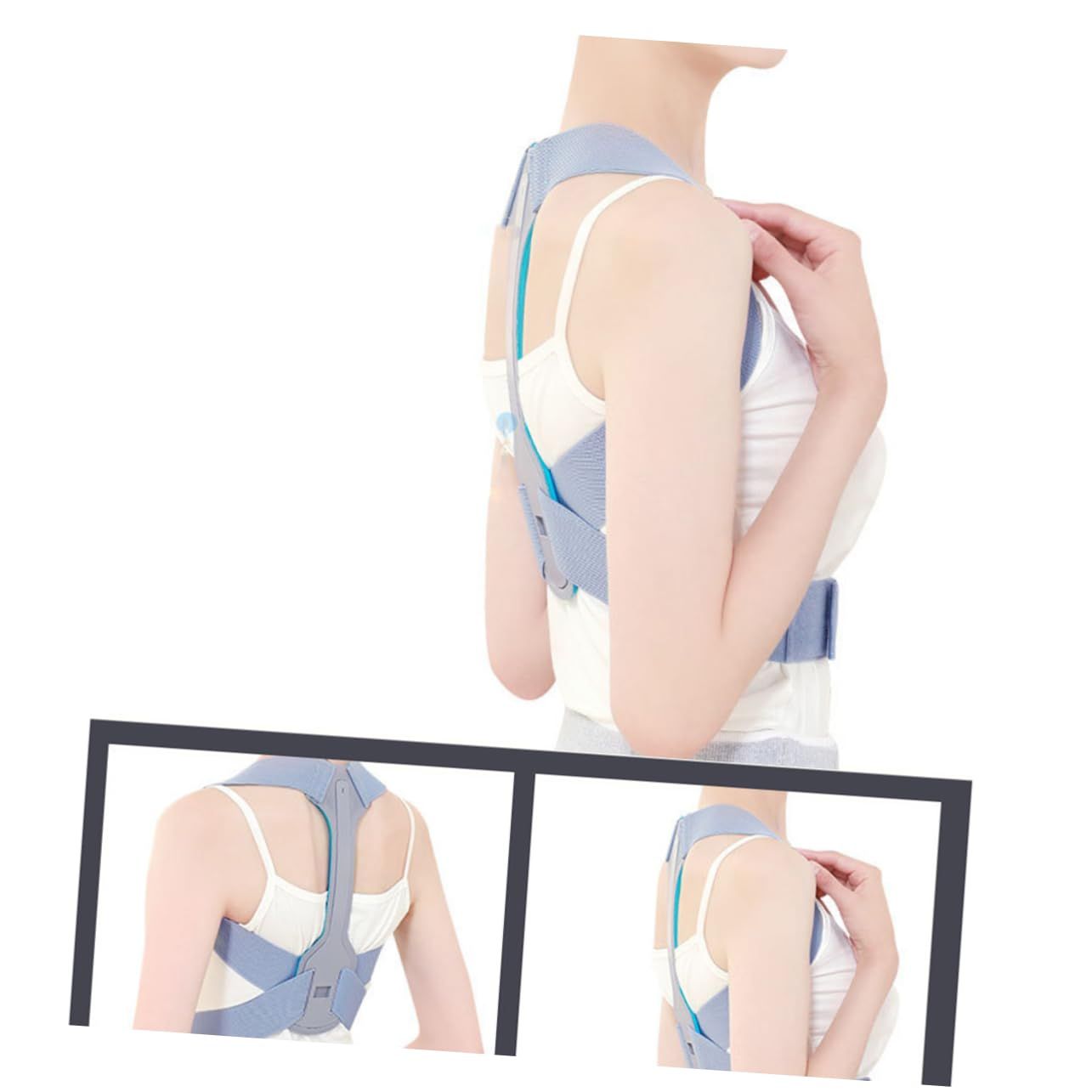 Posture Corrector for Women and Men, Adjustable Back Straightener, Upper Back Support Brace, Hunchback Posture Corrector - Relieves Neck, Shoulder, Back โ image 3