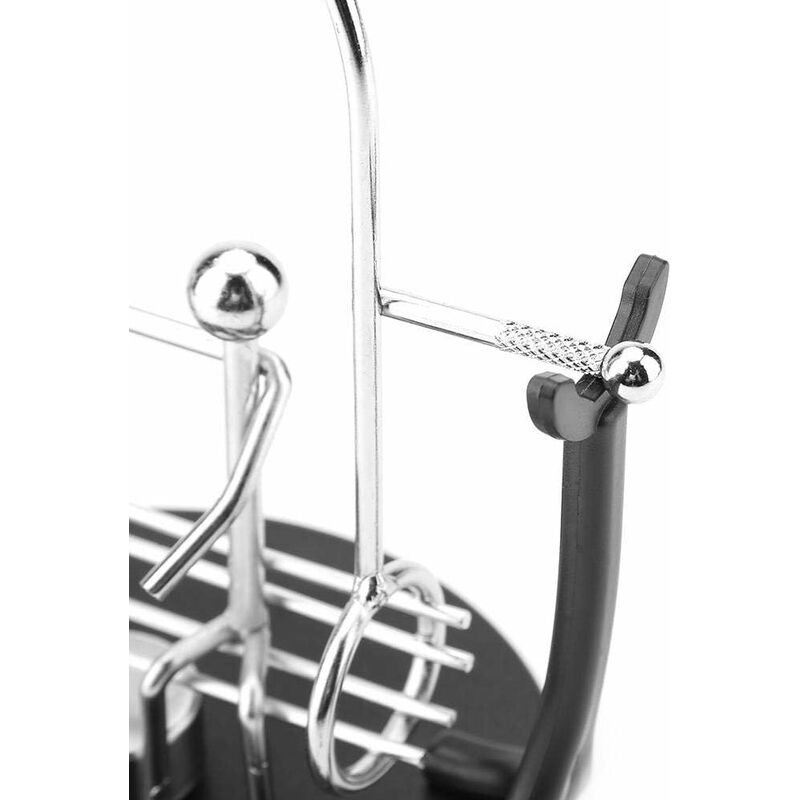 Electronic Perpetual Motion Shake Wiggle Device Swinging Balance Bicycle Physics Science Desk Toy — image 3