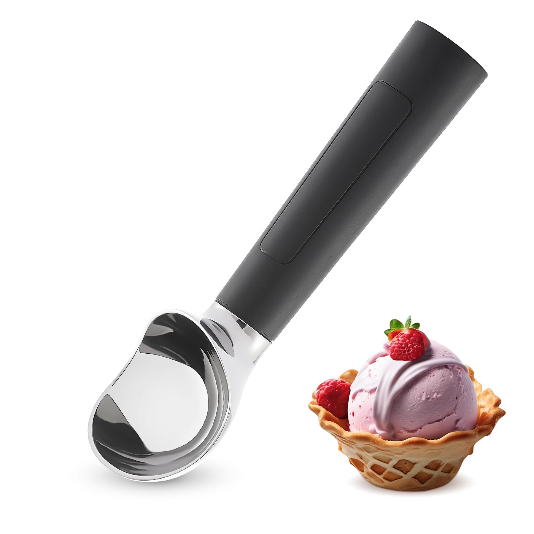 Heated Ice Cream Scoop Rechargeable, Electric Warming Ice Cream Scooper with LED Display Three speed temperature control, Heats to 160°F for Hard Ice Cream — image 2