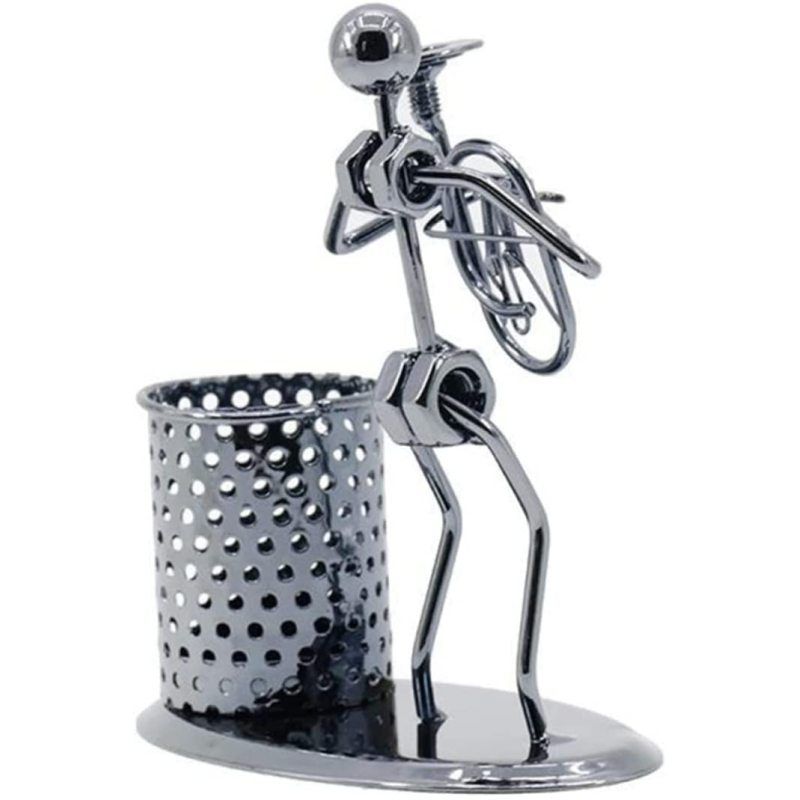 Pen Holders Iron Pen Case Iron Pen Holder Model Desktop Pen Holder Made of metal iron, strong and durable โ image 4