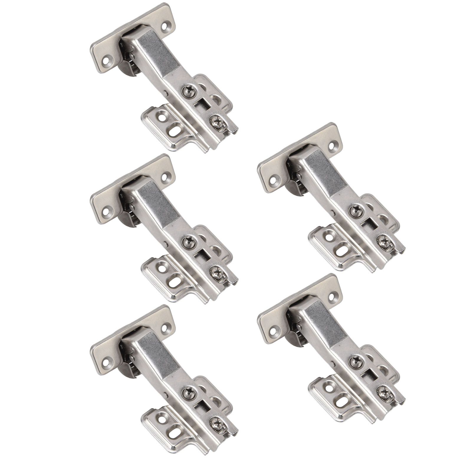 5Pcs Hydraulic Buffer Hinge Reduce Noise Closing Speed Anti Rust Cabinet Door Butt Hinge for Home Wardrobes Bookcases Type A โ image 6