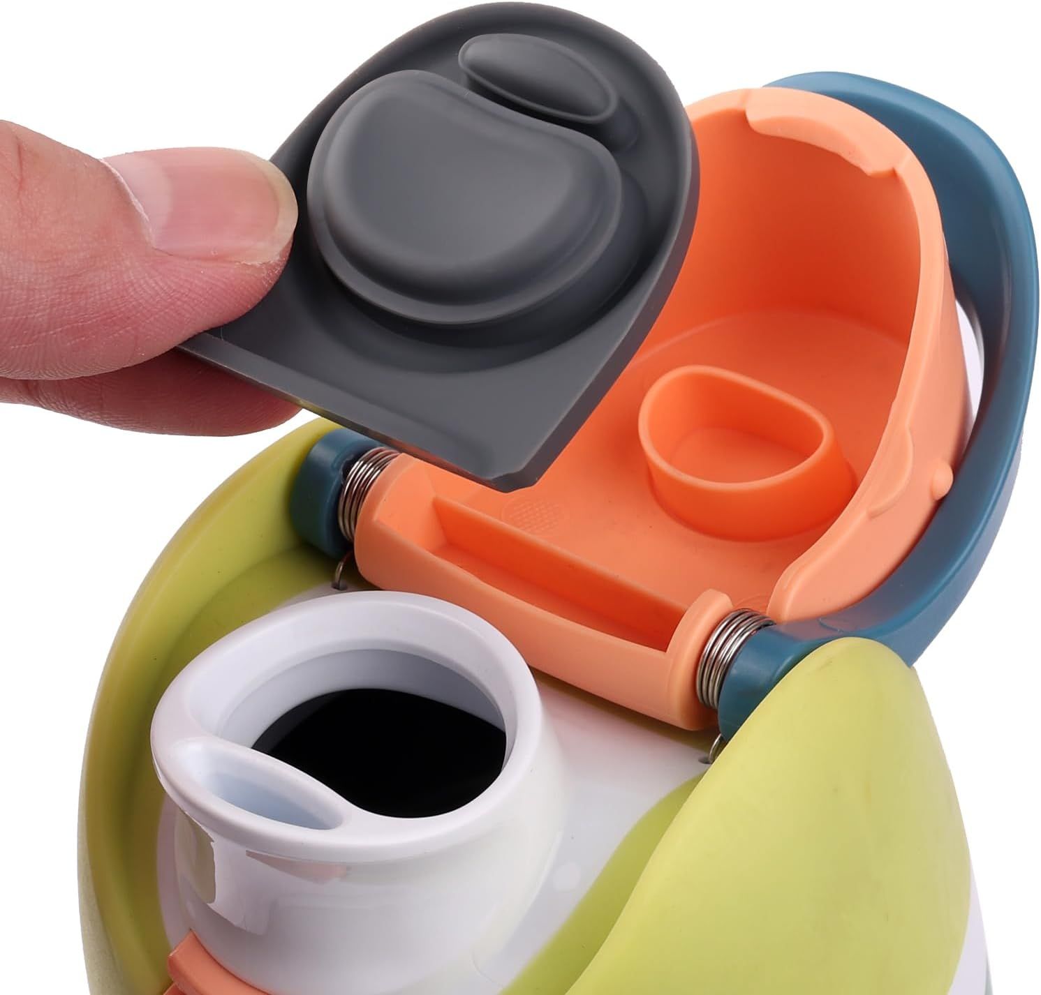 Rubber Seal Replacement Stopper,Silicone Cap Insert, Compatible with Owala Freesip Spout Lid-4 Pack Gasket Stopper Replacement Parts β image 3