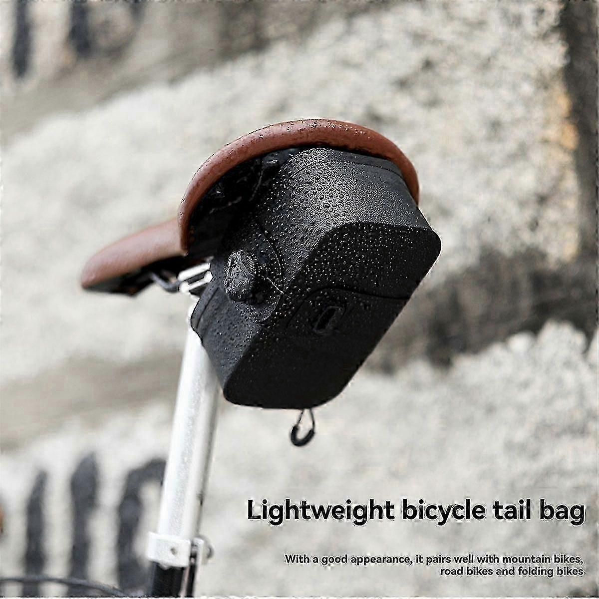 Cycling Saddle Bag, TPU Bicycle Seat Bag with Water Resistant Design and Quick Installation for Bike Tools, Spare Parts and Accessories - Green โ image 4
