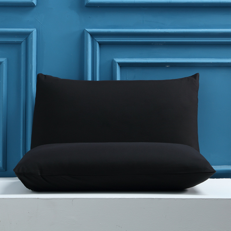 Black Ultra Soft Brushed Waterproof Pillow Protectors (Set of 2) - 50 × 70cm, Stain & Spill Guard for Bed Pillows(Note: pillow core not included)