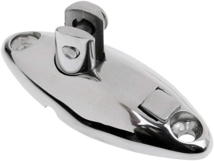 Heavy Duty 360 Degrees Swivel Quick Release Deck Hinge Side Mount 316 Stainless Steel Boat Bimini Top Hardware Without fasterneres — image 3