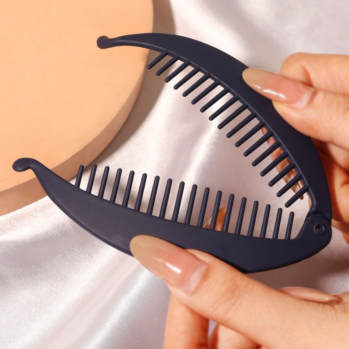 3PCS Banana Clips Hair, Matte Banana Hair Clips for Thick Hair Thin hair, Medium Strong Hold Ponytail Bun Holder — image 5