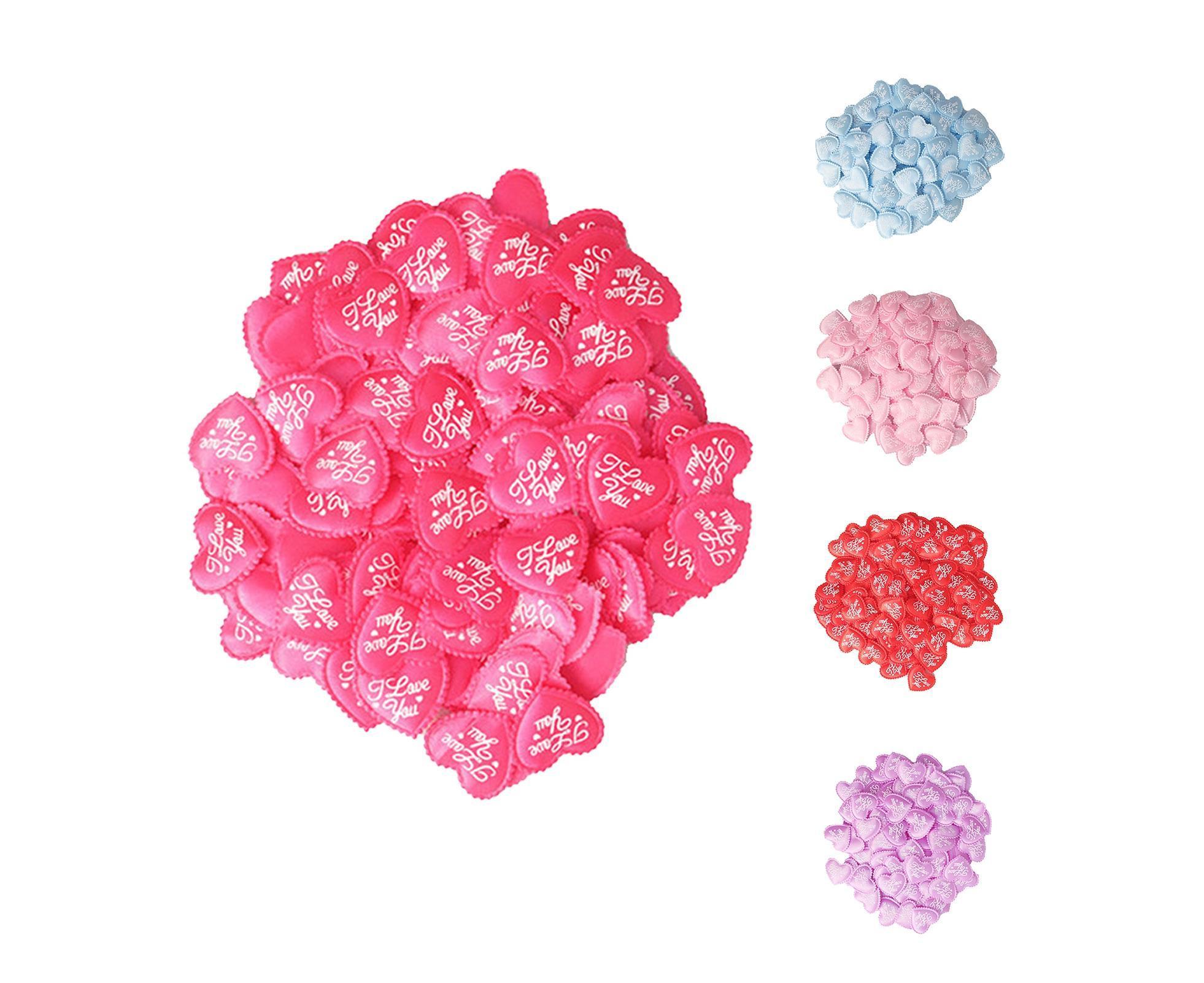 Sponge Heart Shaped Confetti Throwing Petals Wedding Valentine Gift Home Decor - Pink — image 5
