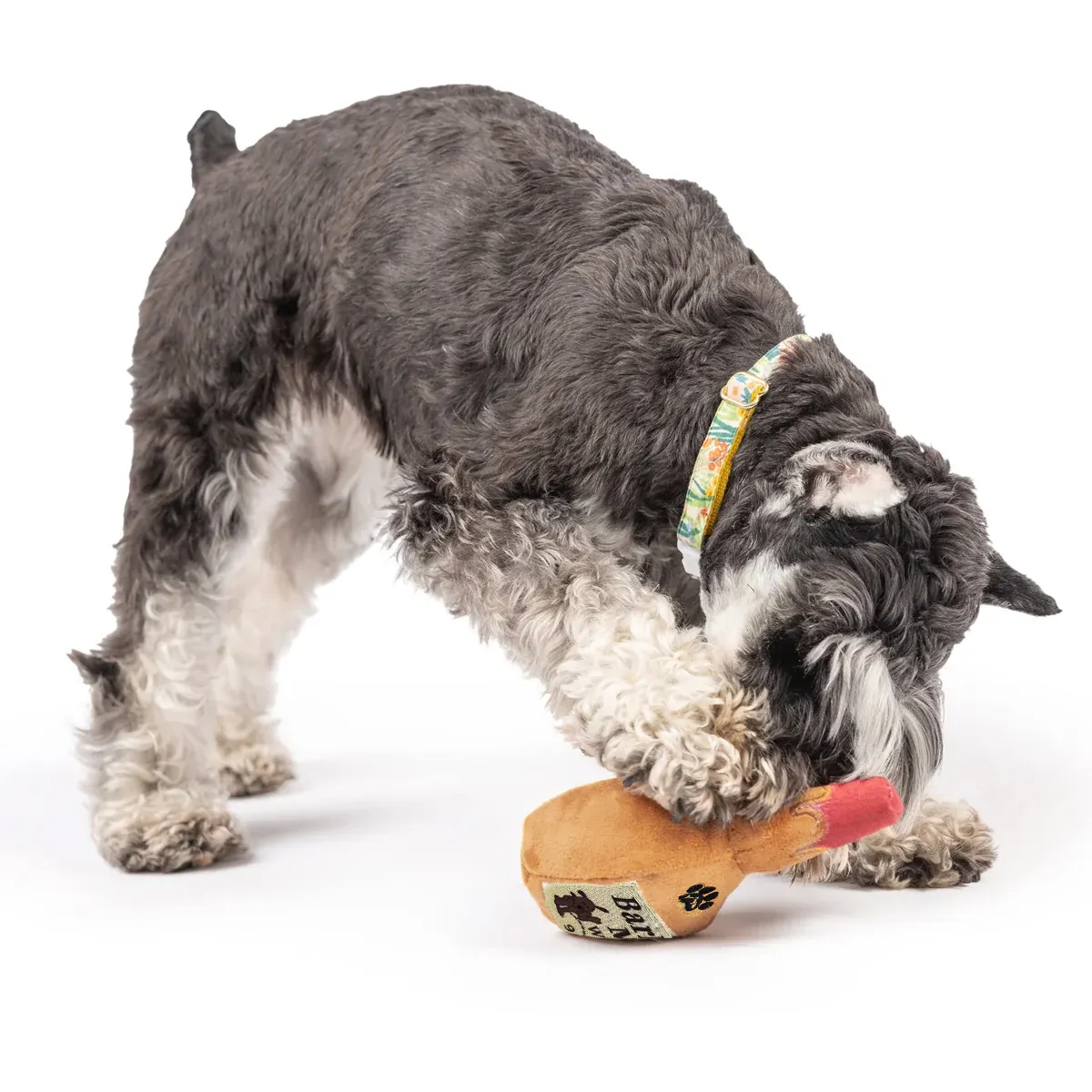 Dog Squeaky Toy Plush Wine Bottle Stuffed Chew Toy Sound Pet Play Supplies Use — image 6