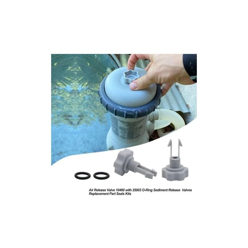 10460 Air Release Valve with O-Ring Replacement for Intex Filter Pumps 2811CA 2811EH 28121EH 10264 — image 4