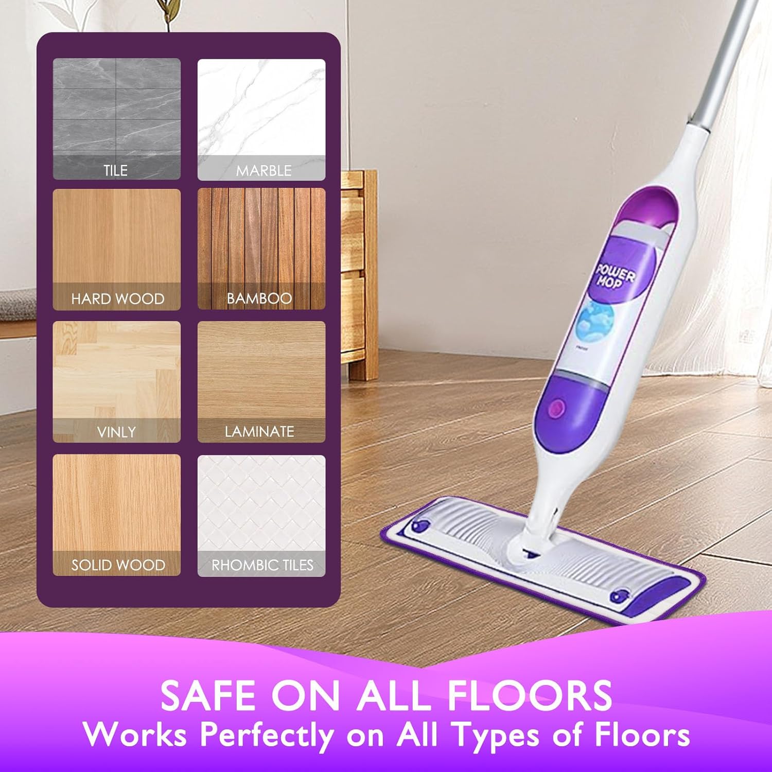 Reusable Power Mop Refills Pads Compatible with Swiffer PowerMop Mop - Microfiber Power Mop Pads Refill for 13 ''-15 '' Spray Mop- Washable Pads for — image 5