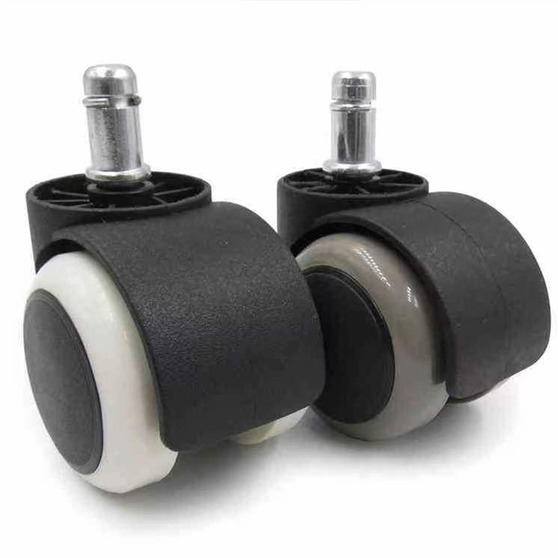 5-Piece 2-Inch Office Chair Replacement Rubber Wheels - Universal Heavy-Duty Casters — image 3