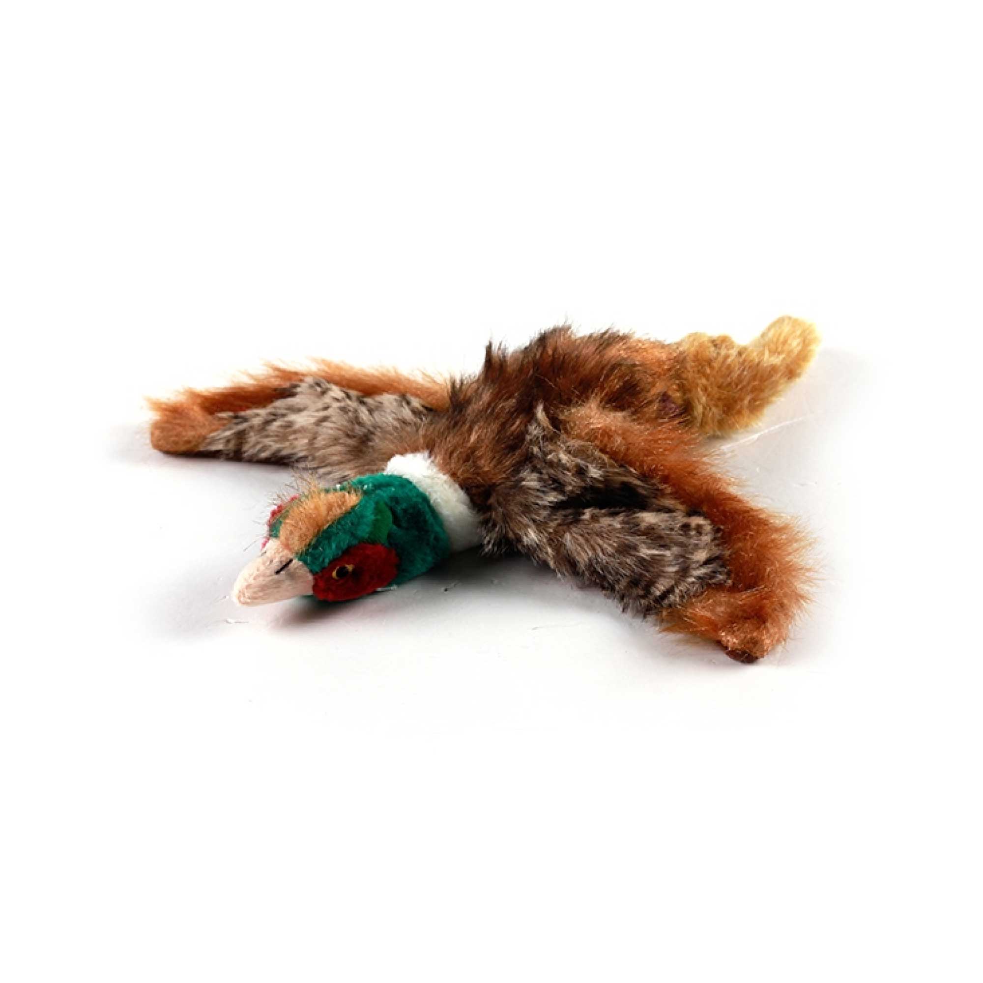 Dog Plush Toy - Pheasant Squeaky Interactive Small Life Like Bird - Puppy Play โ image 2