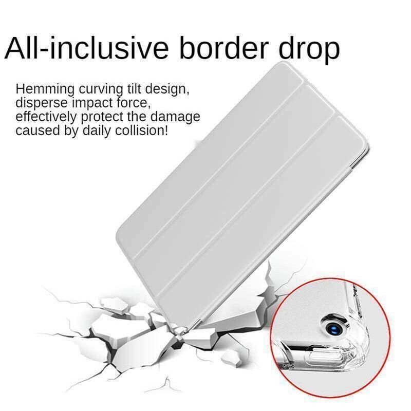 Shockproof Silicone iPad Air 3 Cover with Pencil Slot and Smart Wake - Grey — image 6