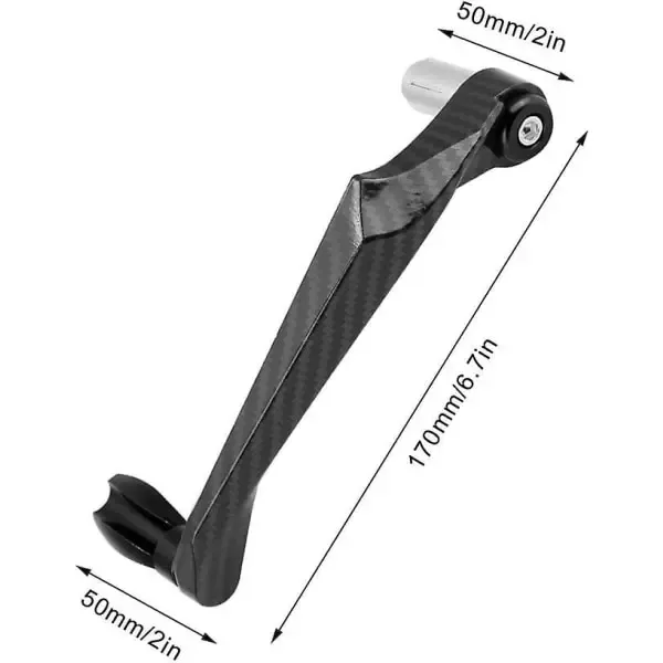 Sturdy Heavy Duty Premium Universal 7/8 Inch Aluminum Alloy Motorcycle Handlebar Brake Protector Guards, Perfect Fit — image 5