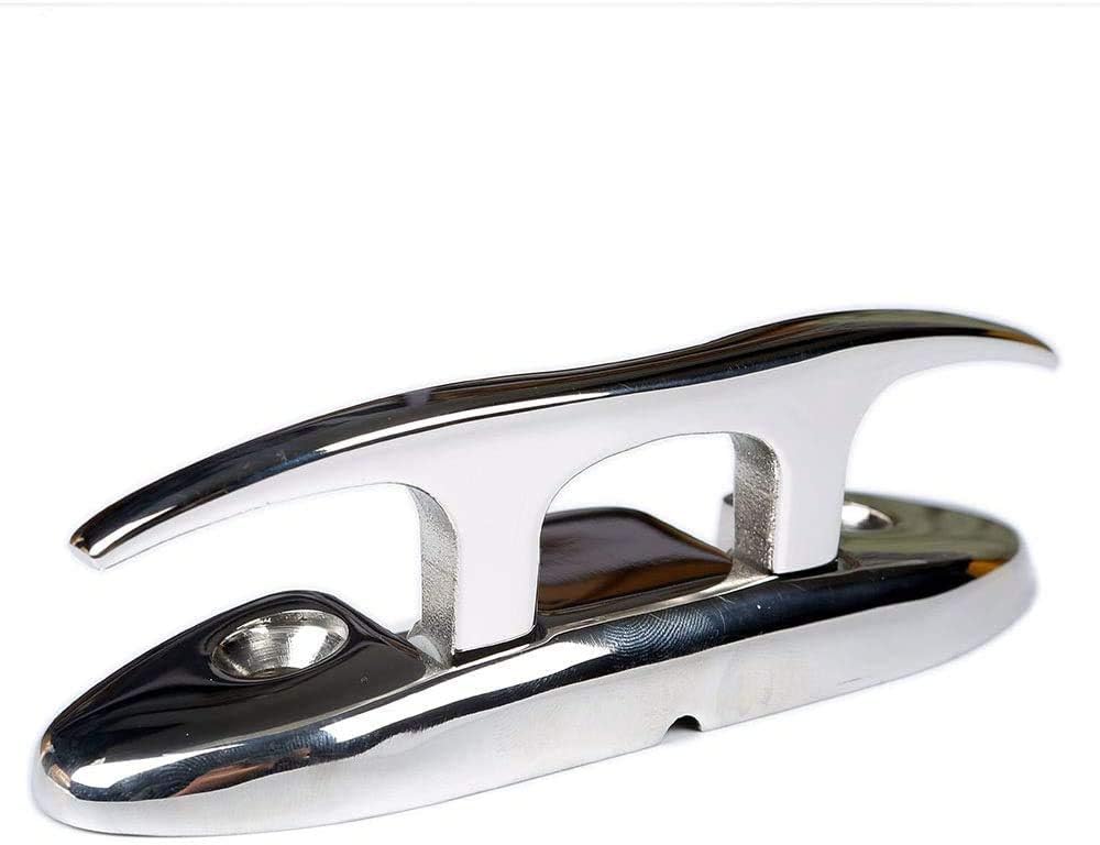 Boat2 Pcs Folding Cleat 4-1/2" Flip-up Dock Marine Grade 316 Stainless Steel with Screws — image 3