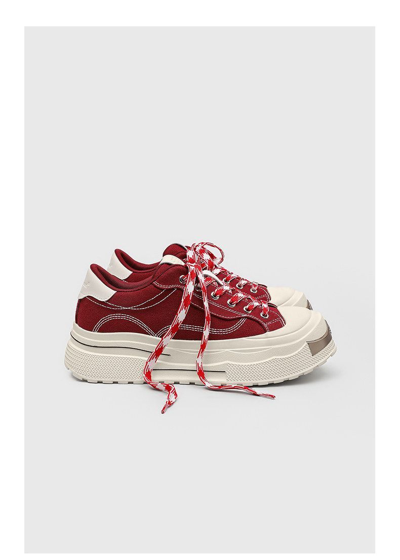 Canvas Shoes Casual Sneakers Lightweight Footwear Breathable Shoes Australian - Red - Size 7(AU7/EU40) โ image 5