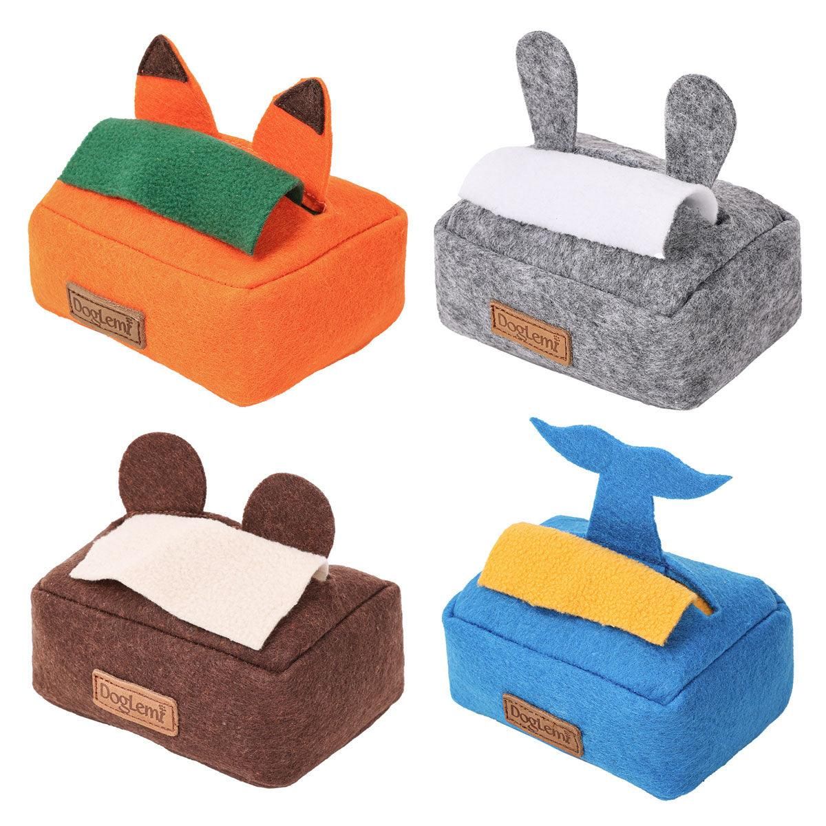 Dog Sniff Training Toy Plush Scent Training Aid for Puppies Interactive Pet Toy - Brown — image 3