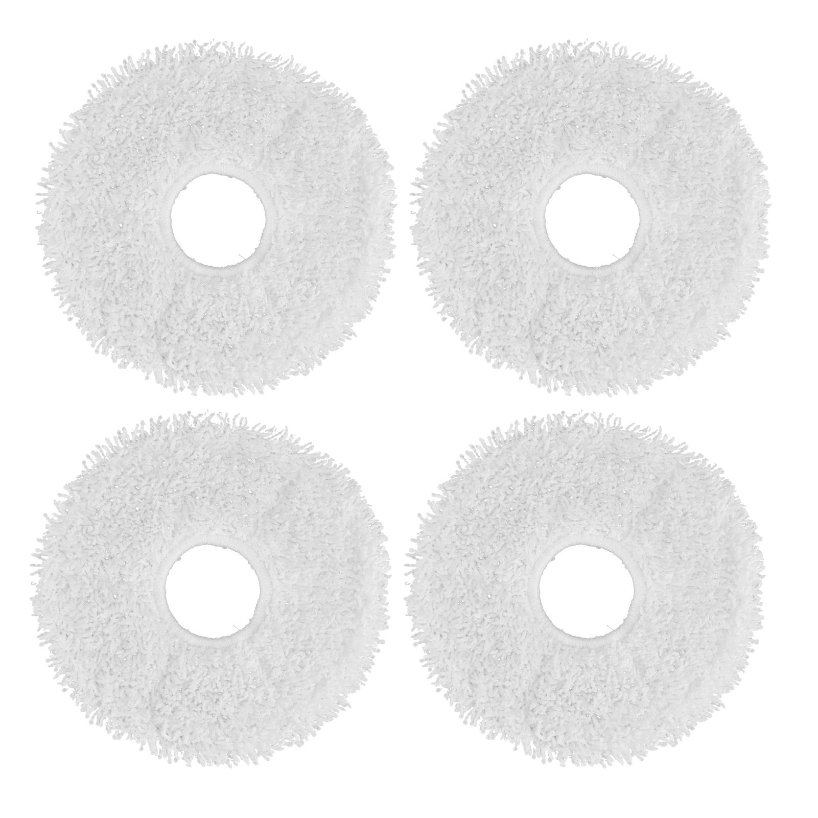 4pcs Sweeper Mop Pad Fiber Cleaning Mop Cloth Replacement for DEEBOT X1 Sweeping Robot