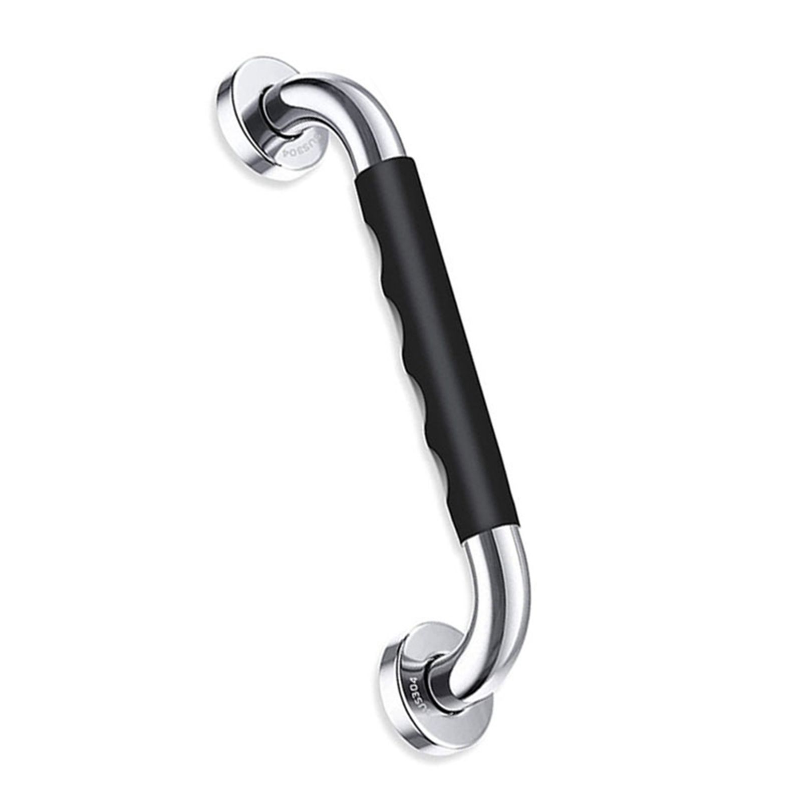 Safety Grab Bar 33.5cm Bathroom Anti Slipping Shower Handle Stainless Steel Silicone Cover Grab Bar — image 2
