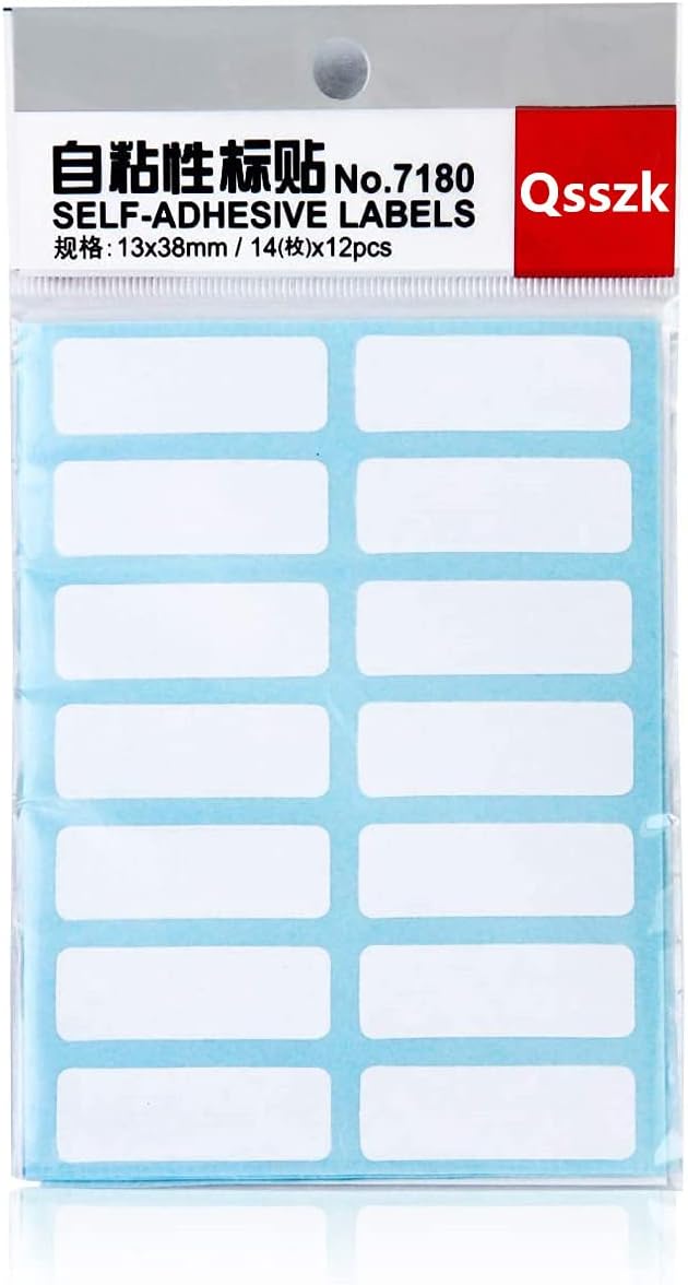 File Folder Labels Name Filing Envelopes Label Stickers, 0.5 x 1.5 in, Small Label Nametags for Jars, Bottles, Food Containers, File Folders (2 Pack) â image 5