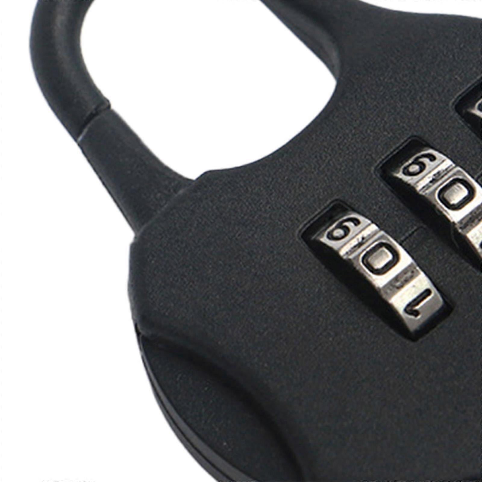 Black 3-Digit Combo Padlock - Drawer & Luggage Lock for Home โ image 3