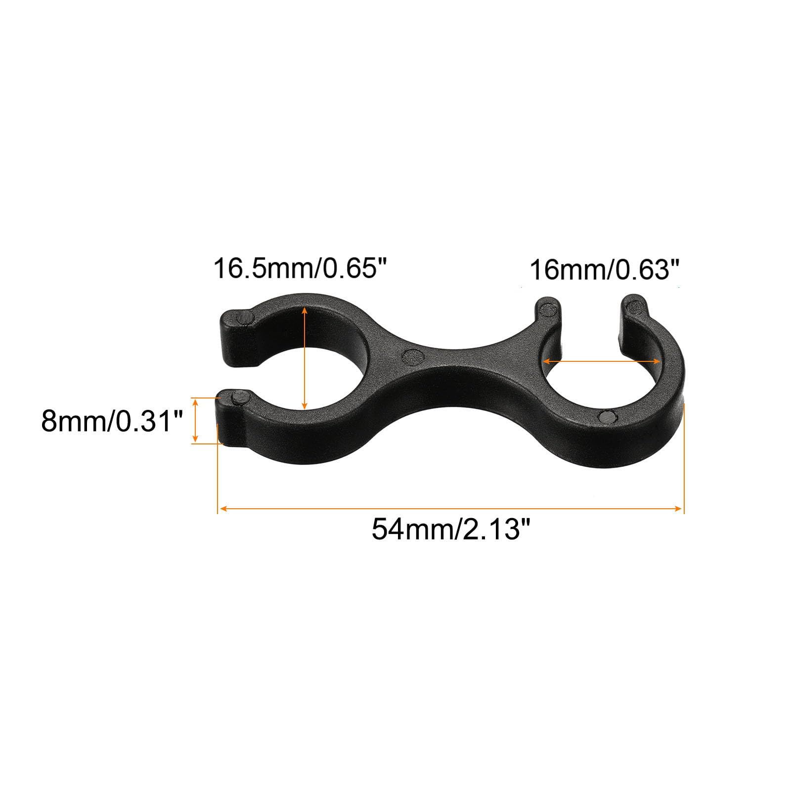 Trekking Pole Clips, 6Pcs Walking Stick Accessories Double Rod Buckle Connector for Outdoor Hiking Camping โ image 2
