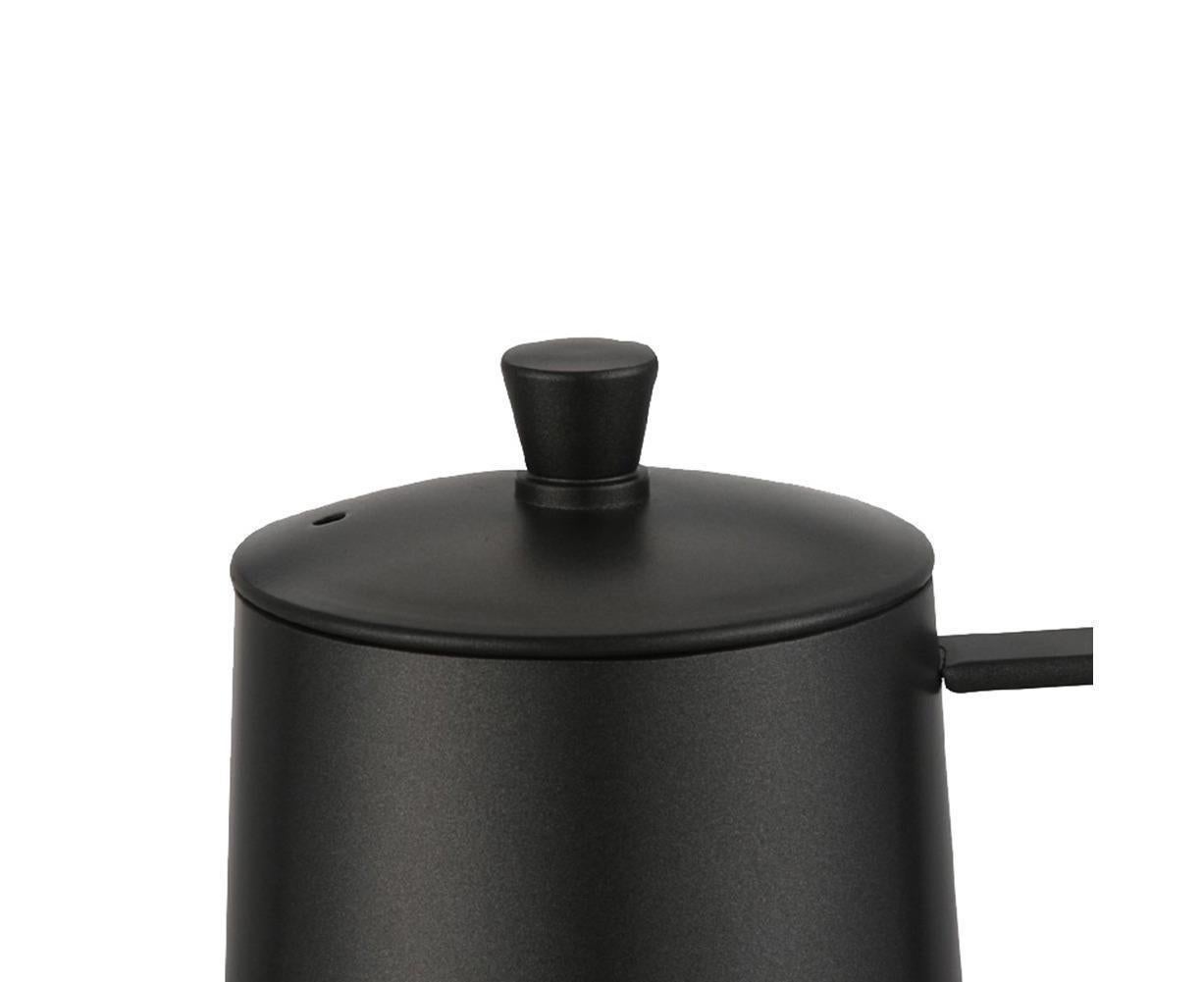 600ml Pour Over Kettle Coffee Maker Stainless Steel Gooseneck Drip Tea Pot Jug-Black 600ML — image 5