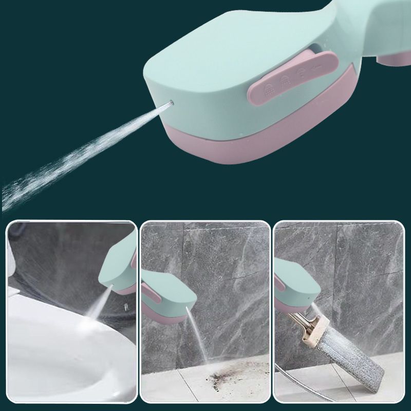 4 Gear Showerhead with Filter Strong Performance Stable Simple Universal Shower Head for Bathroom G1/2 Pink Blue — image 5