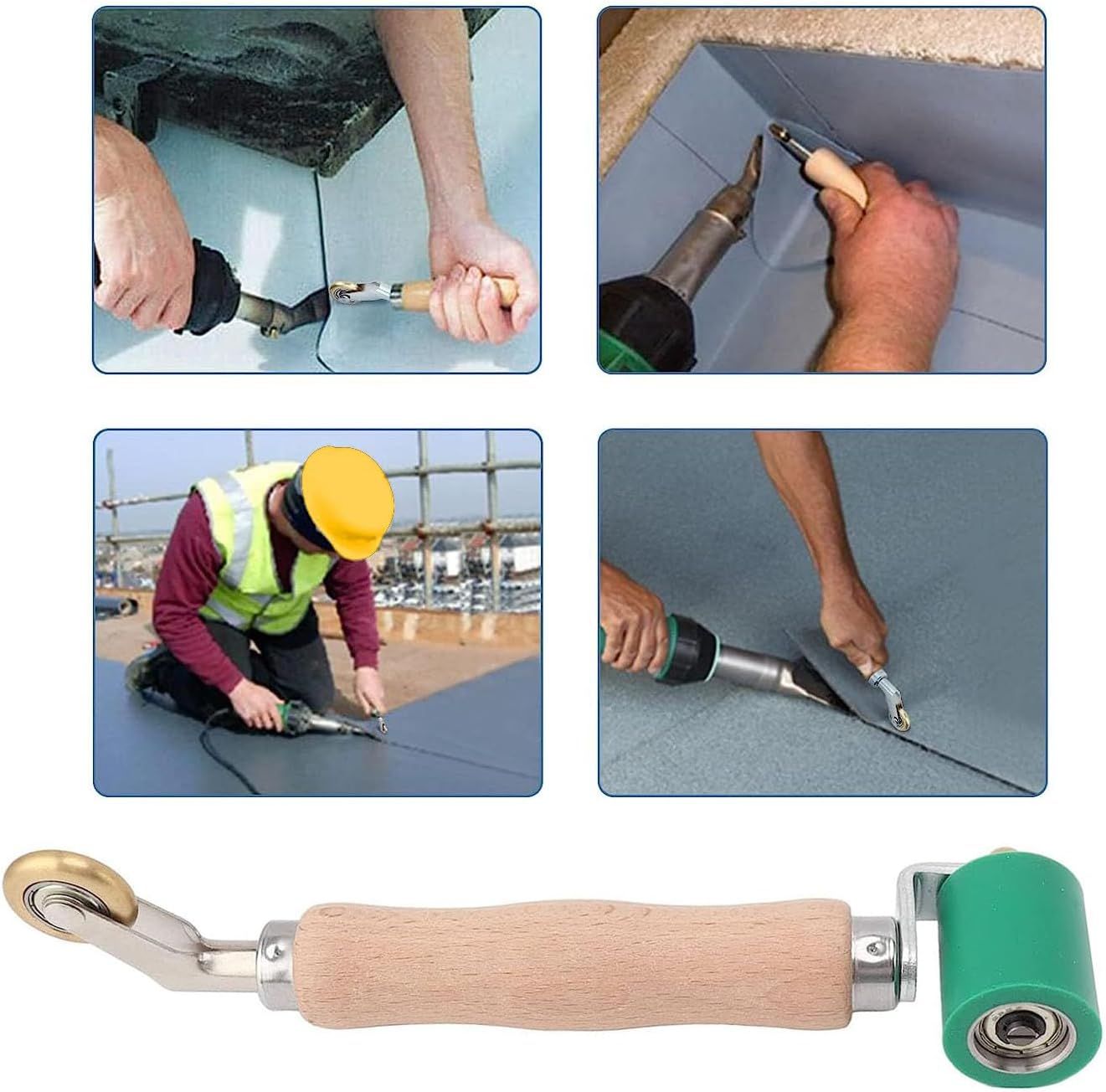 House Paint Rollers, Smoothing Seam Roller Tool, Flooring, Wallpaper Installation Single Ply Roofing and Tape Hot Tools Overlap — image 3