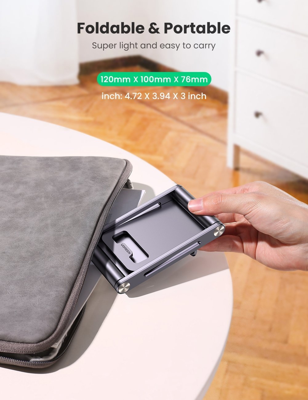 UGREEN 80708 Adjustable Aluminum Phone Holder โ image 5