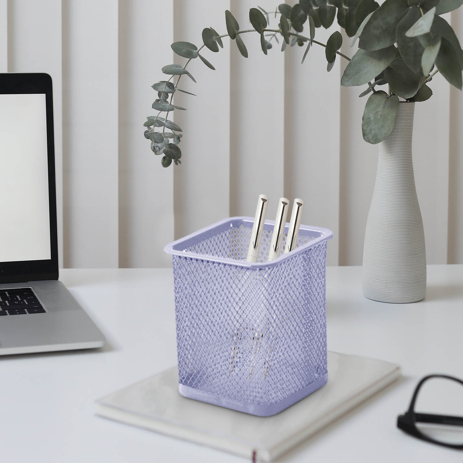 Pen Holder Mesh Pencil Holder Metal Pencil Holders Pen Organizer for Desk Office Pencil Holders, Back to Sch-ool Supplies I — image 5