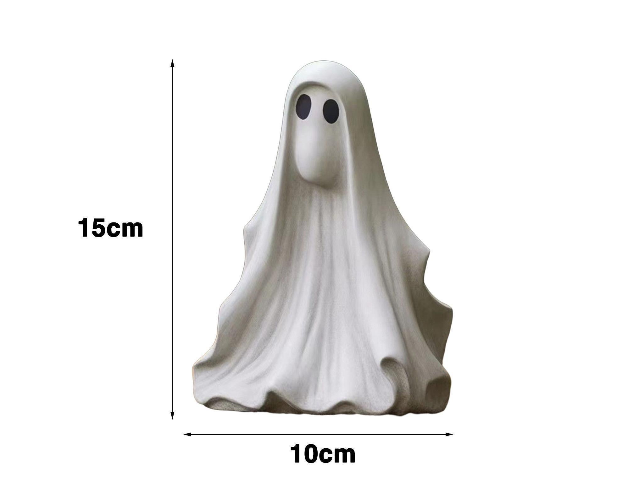Spooky Ghost Garden Sculpture Halloween Ornament - D — image 3