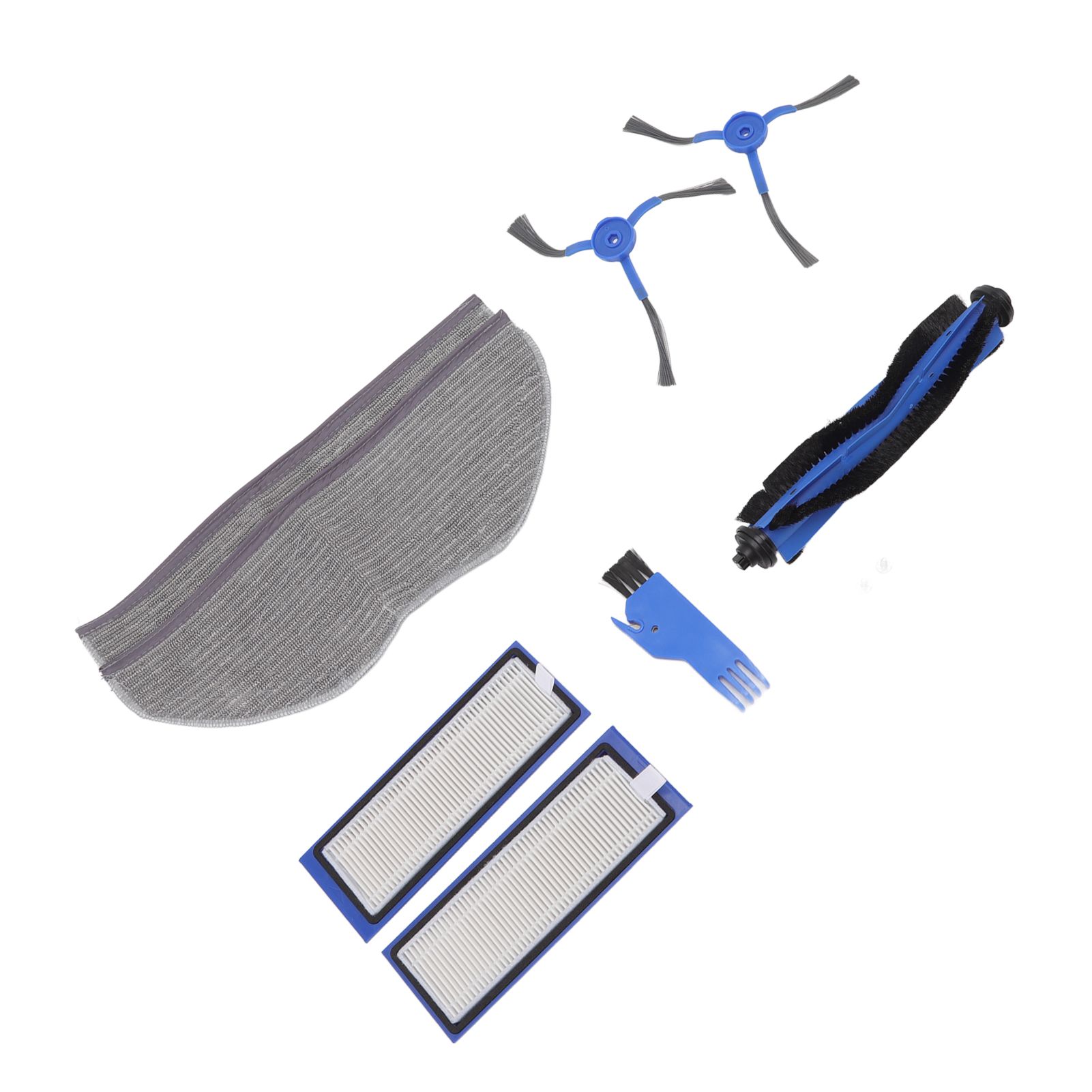 Sweeping Robot Replacement Parts Silicone ABS Main Brush Side Brush Filter Rag Flat Comb for Eufy RoboVac L70 Hybrid — image 5