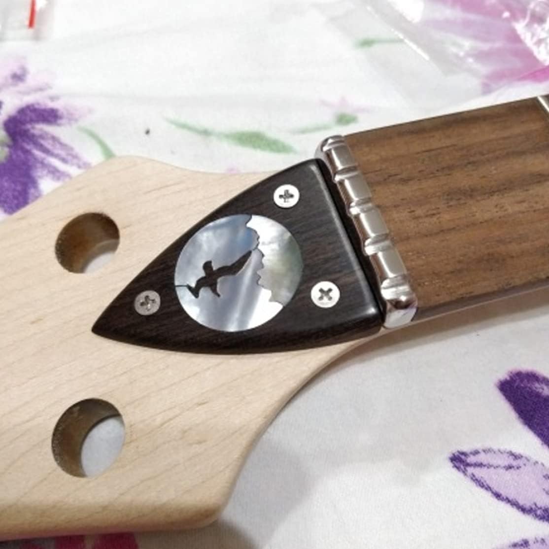 Wood blank ebony wood glossy fade-resistant musical instrument ebony blank DIY material 2 pcs β image 2