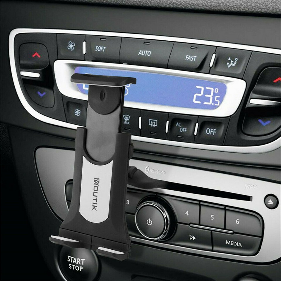 Universal Adjustable Tablet Mount Car CD Slot Holder 2in1 Fit 3.5-10.5" iPad GPS — image 3