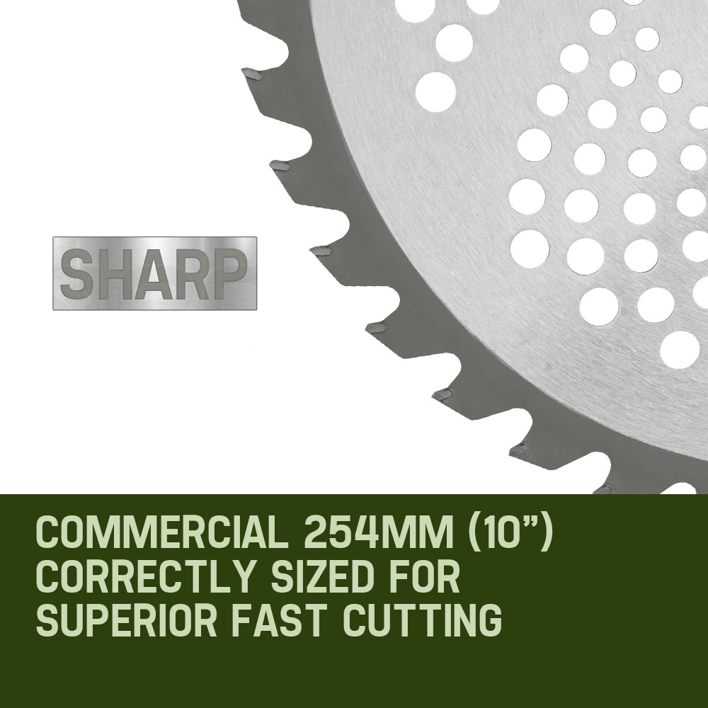 MTM 5x Carbide Tipped 40 Tooth Brush Cutter Blade Whipper Snipper Brushcutter โ image 3